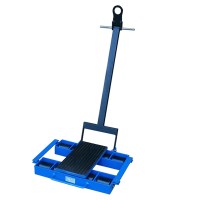 ST60 6T steerable load skate with handle, swivelling platform and eight nylon rollers